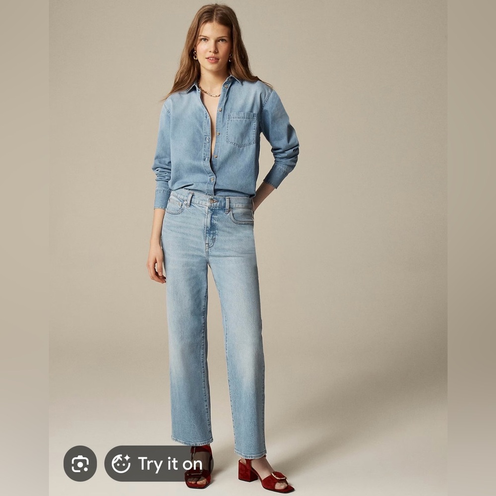 J. Crew Slim Wide Jeans
